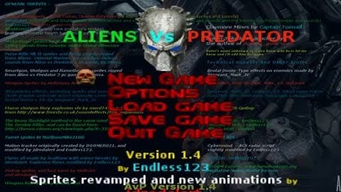 Preview of AvP 1.4 - Marine and Predator changes