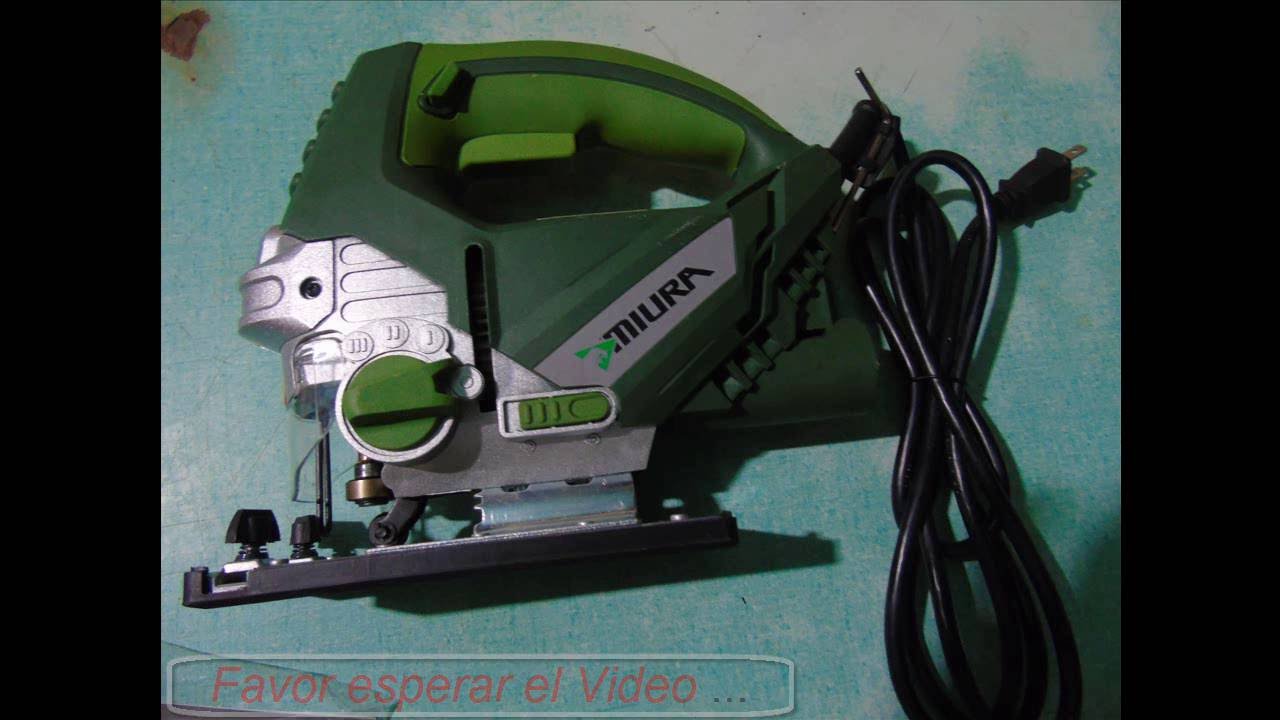 Sierra caladora Miura review revision - YouTube