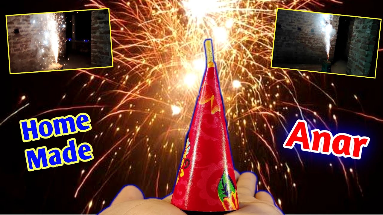 How to make diwali Anar at home how to make diwali crackers home