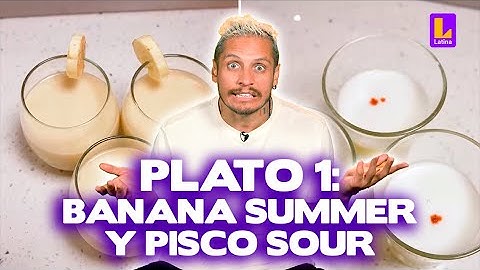 El Gran Chef Famosos PROGRAMA 10 de enero | Plato uno: Banana Summer y Pisco Sour | LATINA EN VIVO