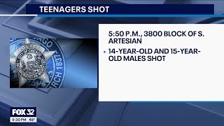 Two teens shot, one seriously injured, in Brighton Park