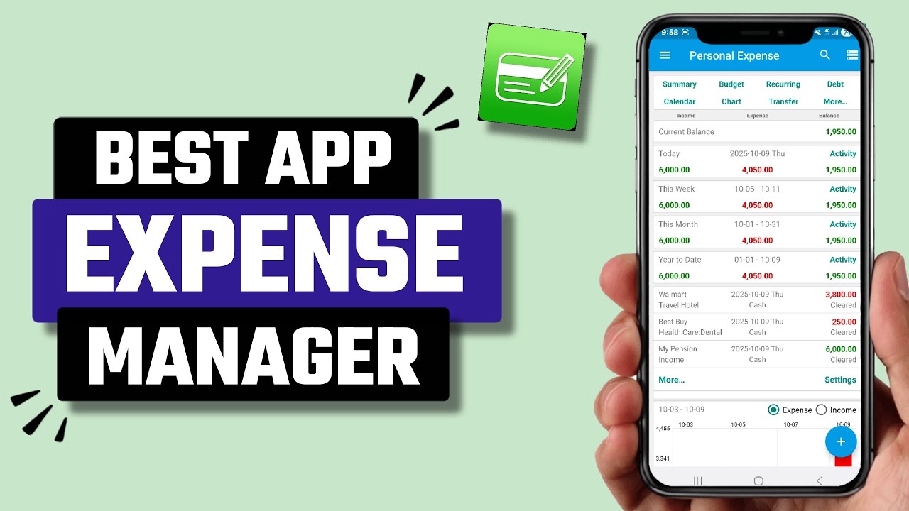 Best Expense Manager App for Android - YouTube