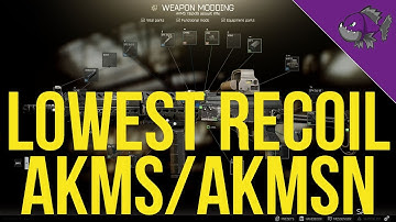 Lowest Recoil AKMS/AKMSN - Modding Guide - Escape From Tarkov