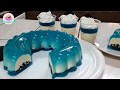 Gelatina azul / Gelatina azul con galleta OREO muy facil y deliciosa  / Cocina con Jenny