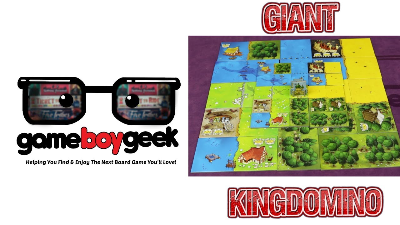 GIANT Kingdomino Review with the Game Boy Geek 