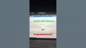 Green card lottery winners| congratulations)))))🎉  #greencard