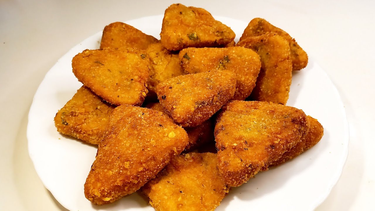 ناجتس البطاطس😋 وصفة اقتصادية لذيذة من تجهيزات رمضان#مقبلات/وصفة سهلة /كفتة البطاطس/بطاطس كروكيت