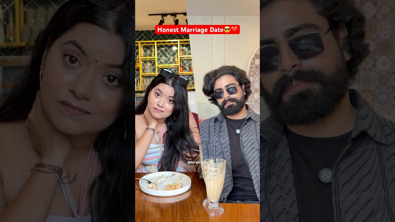 Honest Marriage Date😎❤️ #shorts #comedy #honestmarriage #teratrigun