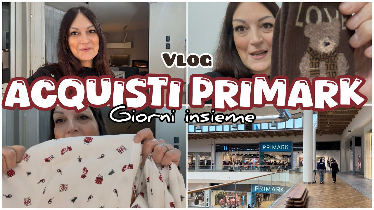 Vlog con me || Primark, giornate insieme, concerto 🎤mini haul vestiti|| casa 🏡 
