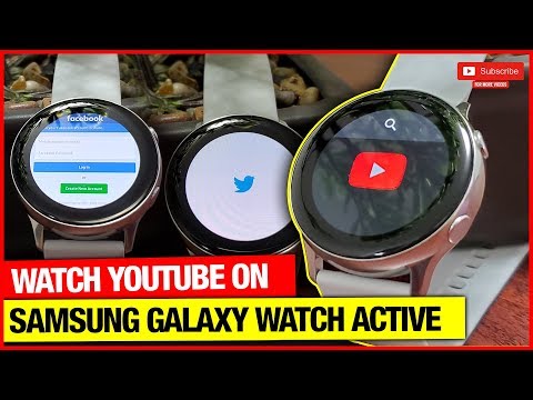 youtube galaxy watch active