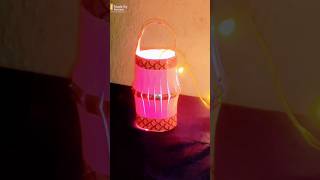 DIY Ramadan lantern easy ✨🌈💫🌷#diy #art #ramadan2026 #shorts