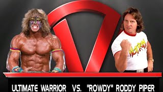 Ultimate Warrior vs ''Rowdy'' Roddy Piper WWE 2K23