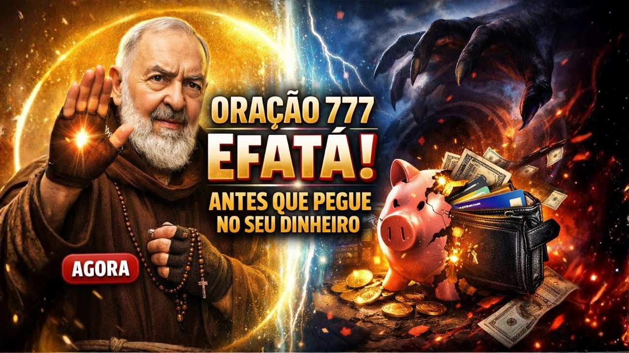 Use esta Oração 777 Efatá poderosa com Padre Pio antes que o Mal te Alcance sua vida financeira!