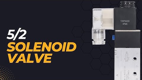 Directional Control Valve | 5/2 Solenoid Valve:Pnematic Cylinder : Working Principle |Animation 2022