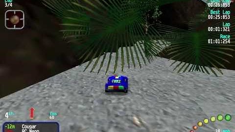 Re-Volt Custom Track Narrock Pass by Kipy, 16 Cars 4 Laps & Pickups!