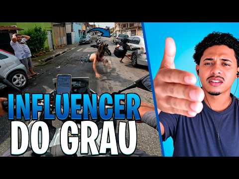 FUGA INSANA COM "INFLUENCER DO GRAU" !! REACT