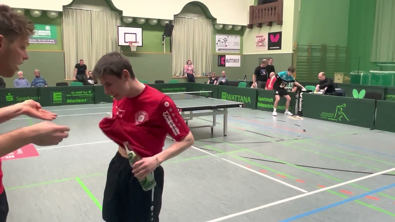 Spiel zum Aufstieg in die 3. Bundesliga - TTSF Hohberg gegen TTC Sachsenring Hohenstein-Ernstthal