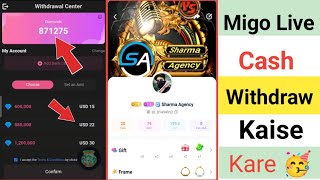 Migo live app me withdraw kaise kare migo live diamond withdraw cash how to withdraw migo live app🔥 screenshot 5