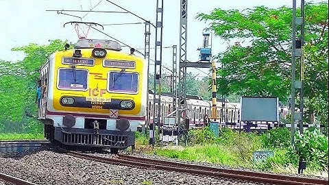 MEDHA EMU Local Accelerating So Fast in Curve | Howrah-Katwa Local | Eastern Railways