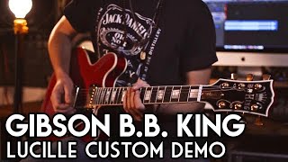 Video thumbnail of "Gibson B.B. King Lucille custom DEMO by Elia Garutti"