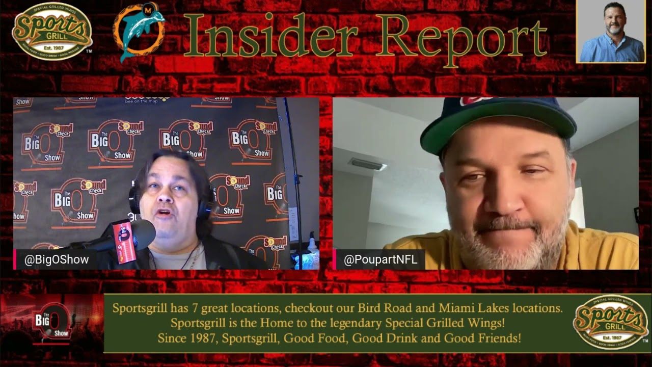 The Sports Grill Miami Dolphins Insiders Report w/ Alain Poupart 01 13 2022