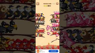 bird sort 2 color puzzle solution niveau 356 #games #gaming #puzzle #puzzlegame #androidgames screenshot 4