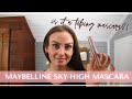 Maybelline Lash Sensational SKY HIGH MASCARA Review | Is it a TUBING MASCARA?!