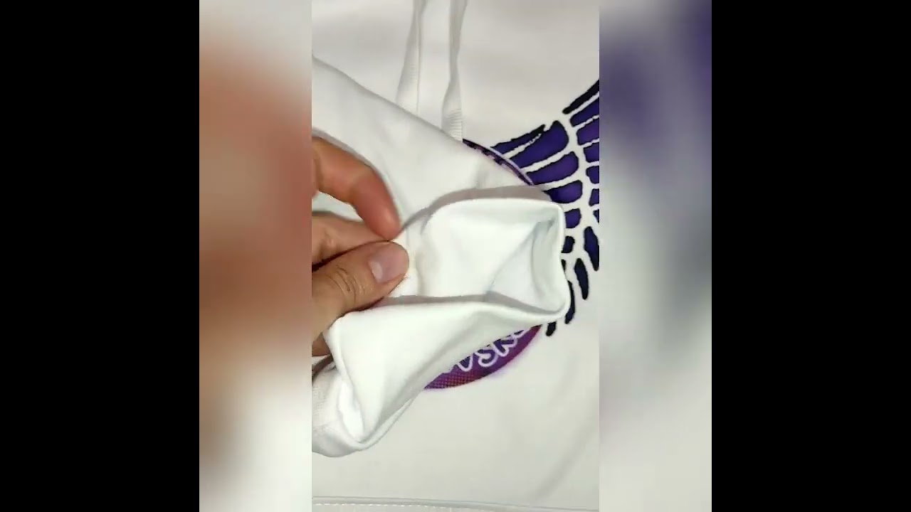 белый худи сублимация