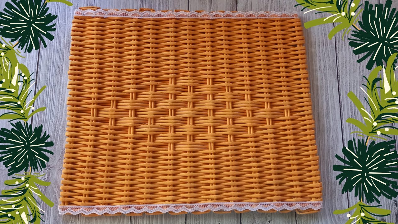 Плетение из газет. КАК СДЕЛАТЬ ромб ШАГ ЗА ШАГОМ.