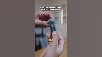 How To Connect DJI Mic with DJI OSMO Pocket #djipocket3 #osmopocket #djimic #dji