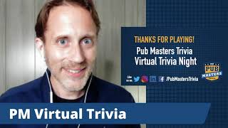 Virtual Trivia Game Demo w/ Pub Masters Trivia - RezEvents
