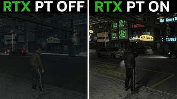 GTA 4 - Path Tracing RTX Remix Mod - OFF vs ON