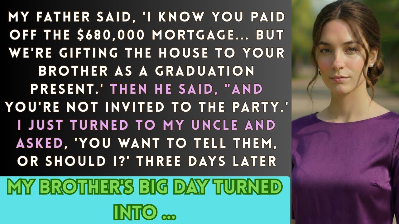 My Father Said, 'I Know You Paid Off The $680,000 Mortgage… But We’re...