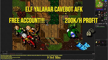 M Bot Tibia RL 2025 LVL 20+ Elf Yalahar Cavebot 2025 ENG