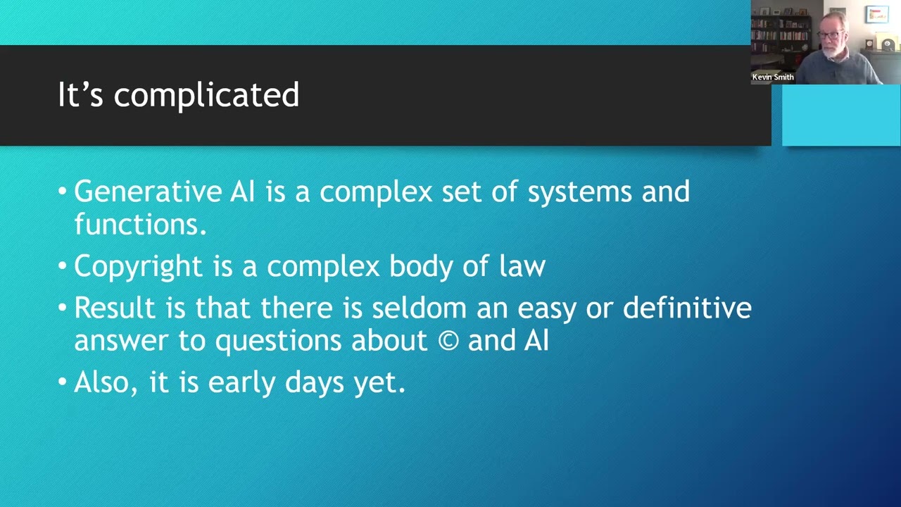 TLA College and University Libraries Division's Webinar on Copyright and Artificial Intelligence