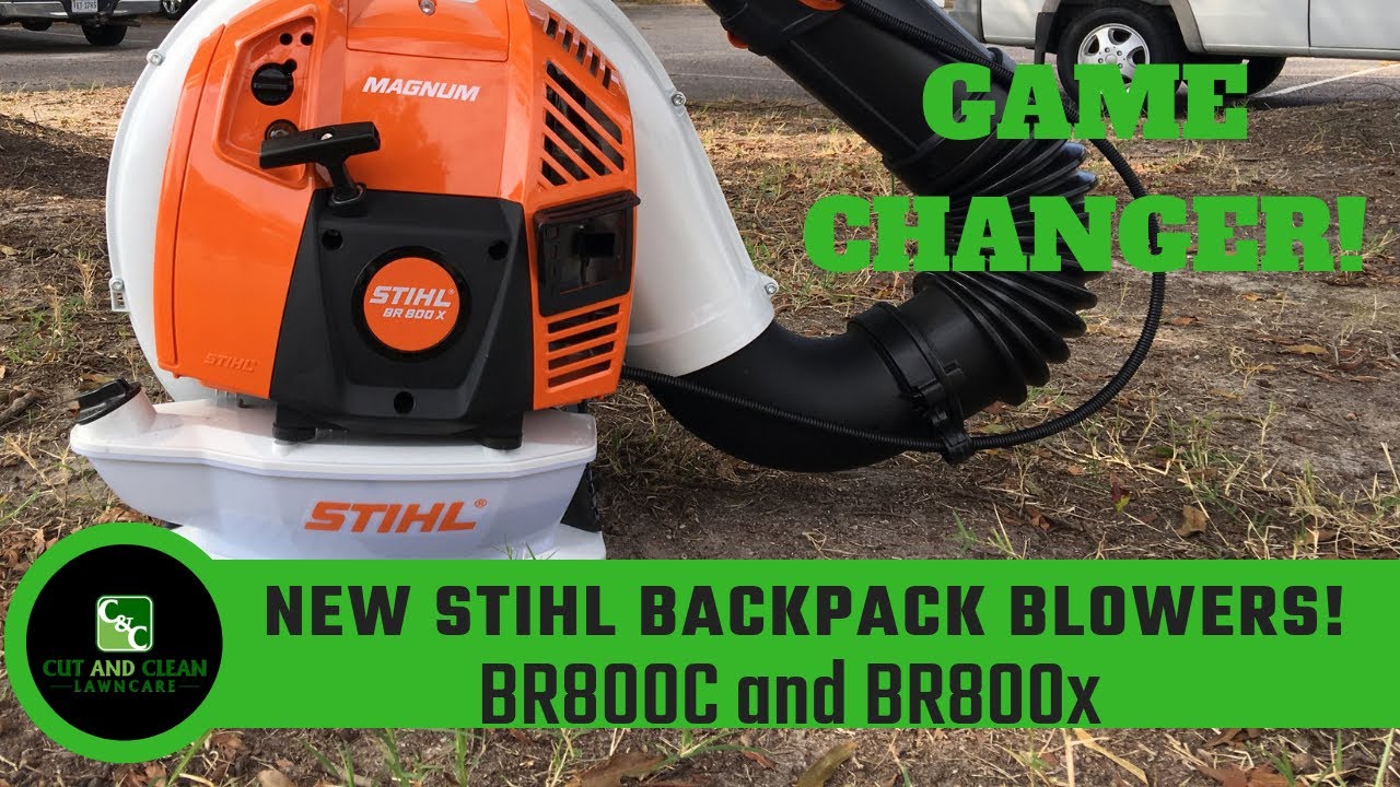 STIHL BR800 Backpack Blower | New BR800c and BR800X Magnum - YouTube