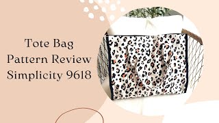 Tote Bag Pattern Review Simplicity 9618