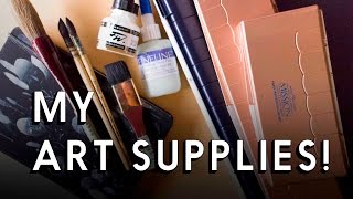 My Art Supplies! (What I Use Now )