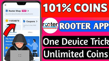 Rooter App Coin Trick | Rooter App Unlimited Trick | Rooter Unlimited Coin Trick | Rooter App Trick