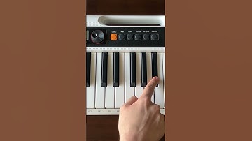 How to play a Cm7 chord on piano