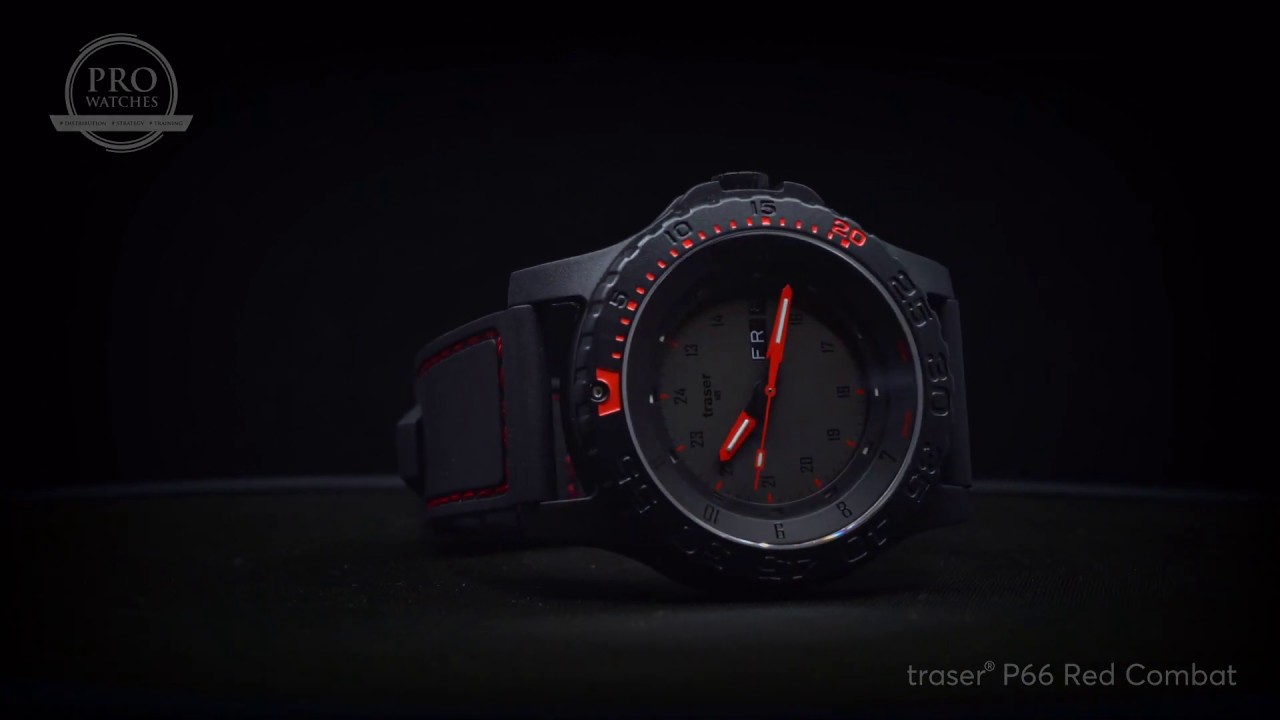 zegarek taktyczny traser® P66 Red Combat 105503