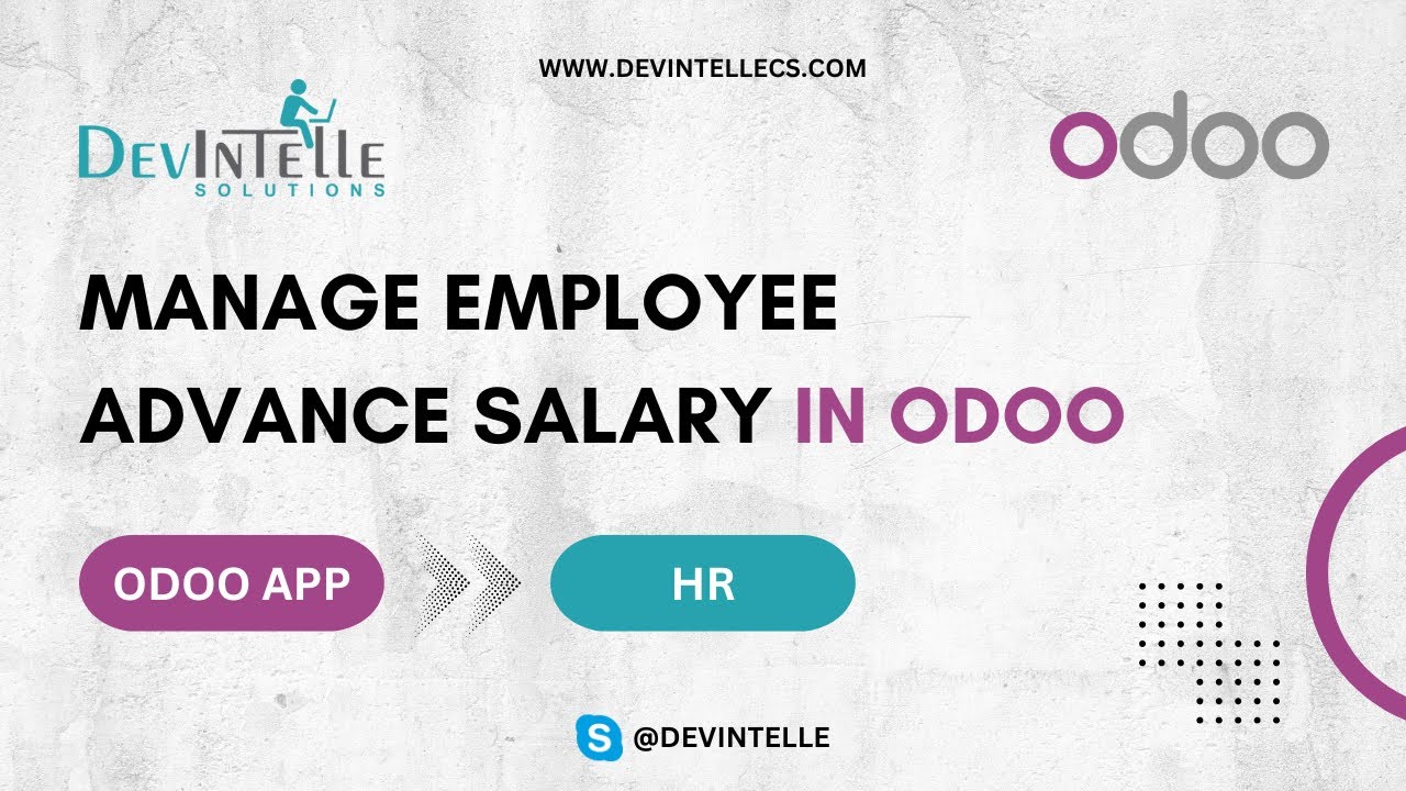 How To Manage Employee Advance Salary in odoo 