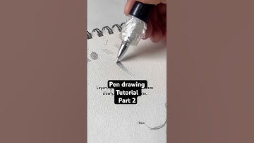 Pen drawing tutorial/hatching layering #drawing #art #pendrawing #viral #tutorial #shorts #howtodraw
