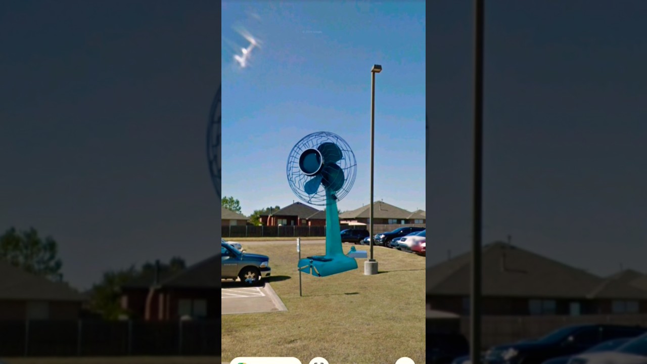 😱OMG!!I Found Giant Stand Fan On Google Map||Google Map||