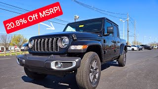 HUGE DISCOUNTS on NEW Jeeps! Reviewing the 2024 Gladiator Sport S