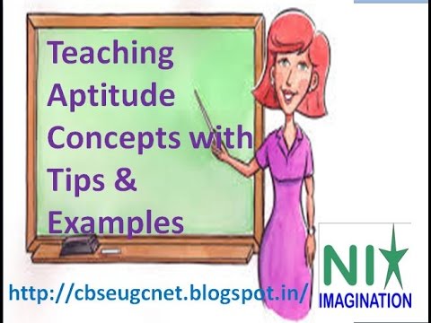 teaching aptitude concepts with tips examples youtube