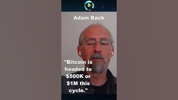 Adam Back: "#Bitcoin is headed to $500K or $1M this cycle."