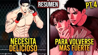 🔷PELEADOR MUNDIAL NECESITA DELICI0S0 PARA VOLVERSE MAS FUERTE | Parte 4 | RESUMEN JINX | MANHWA