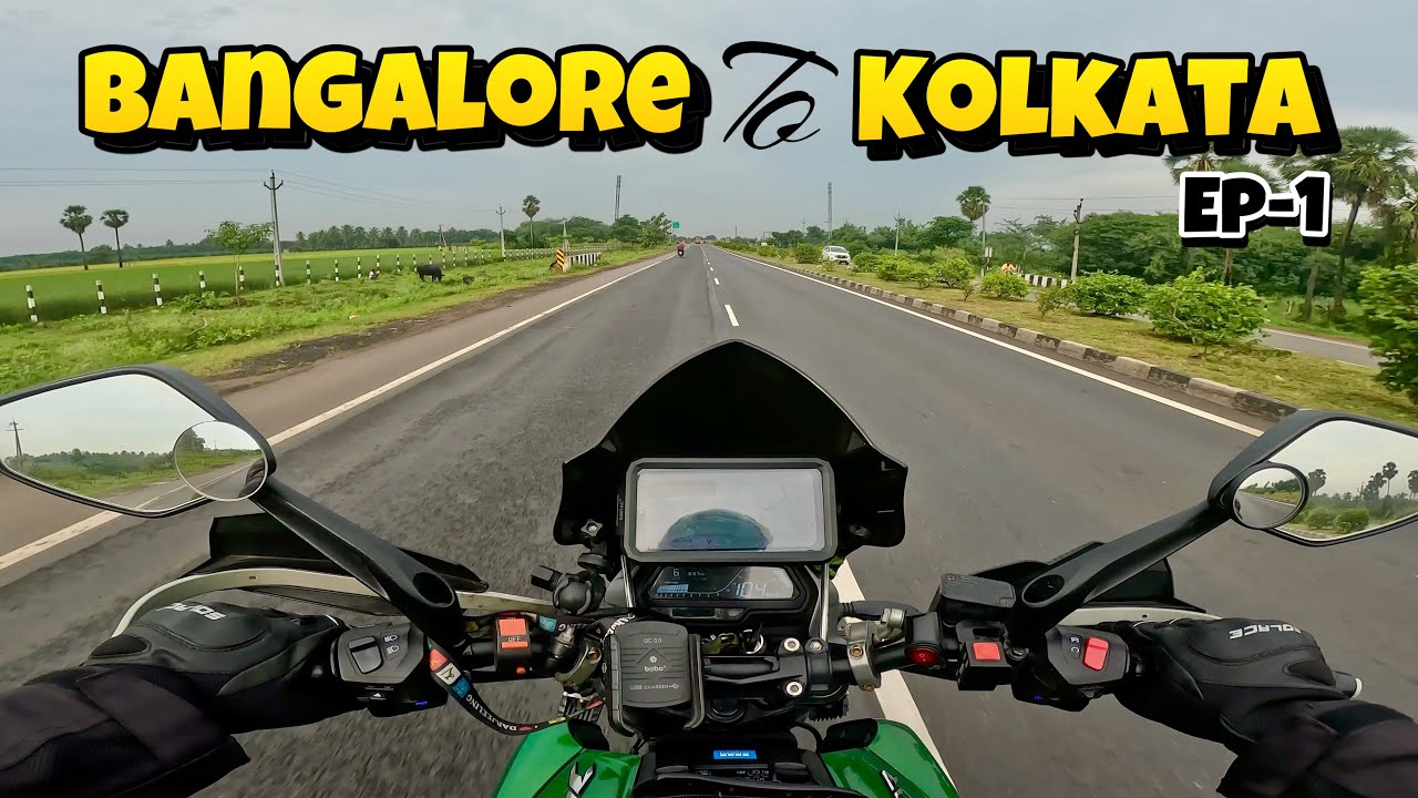 850 KM Adventure on NH16: Bangalore to Rajahmundry | Bangalore to Kolkata Bike Trip Begins! | Ep 1