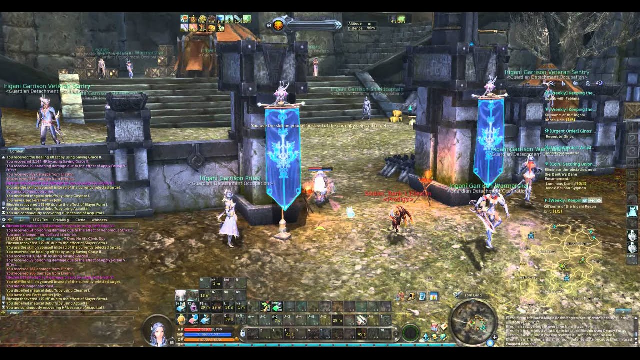 Aion US 4.7 Siel - BM Camp K5 PvP Gameplay Cleric - Elleshin #NinjaFail ...